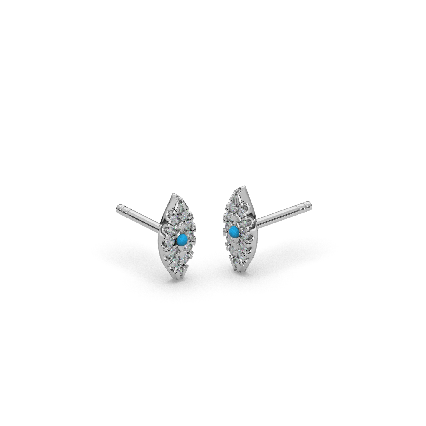 Golden Glimmer Diamond Earring 18K
