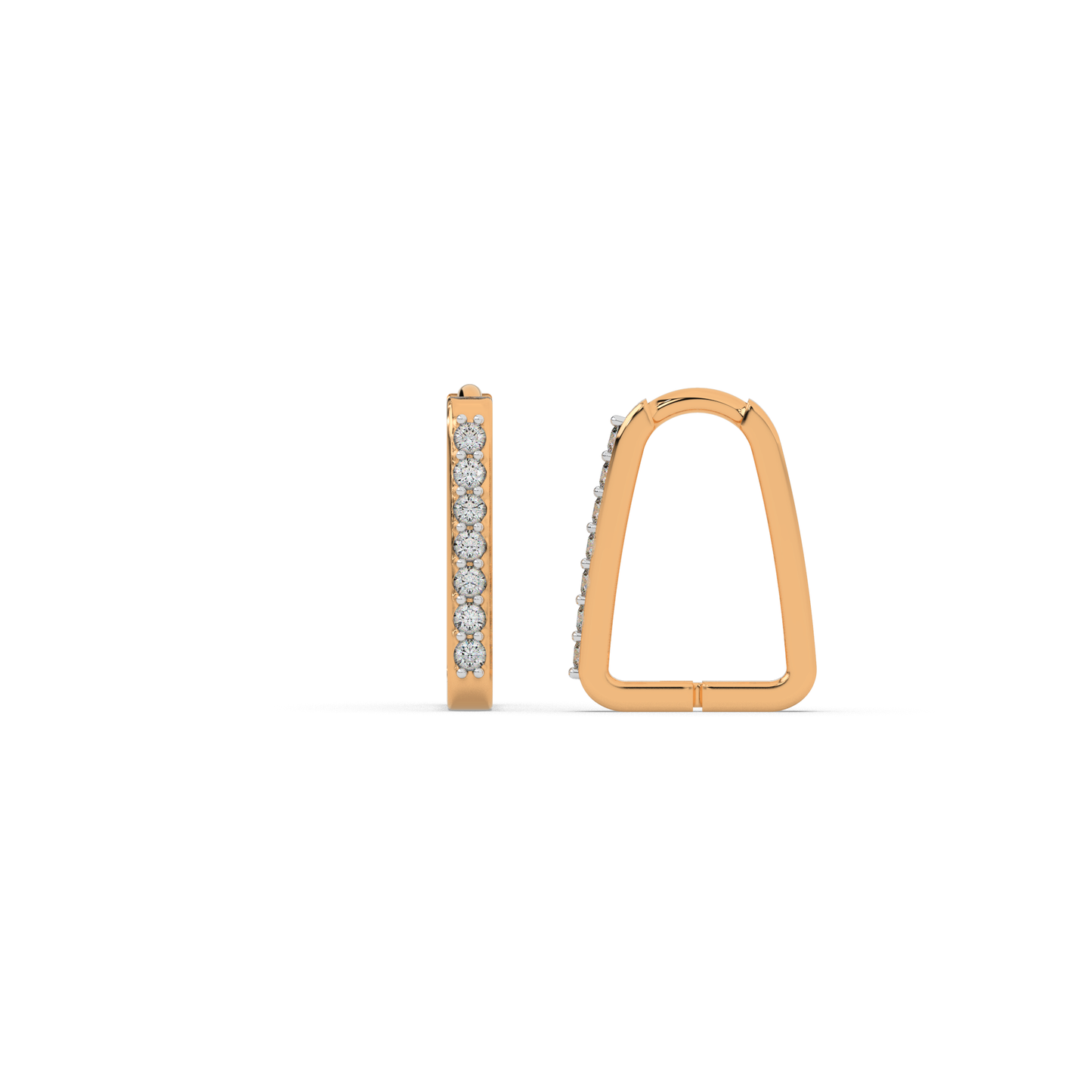 Majestic Luster Diamond Earring 18K