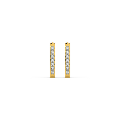 Majestic Luster Diamond Earring 18K