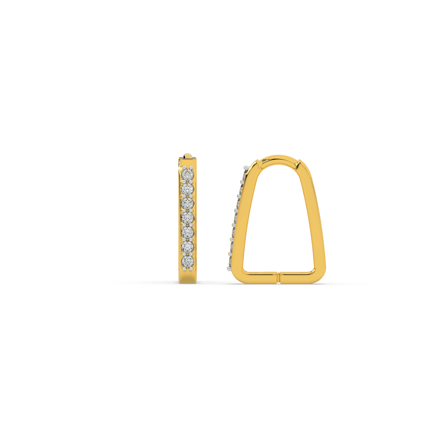 Majestic Luster Diamond Earring 18K