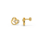 Gilded Grace Diamond Earring 18K