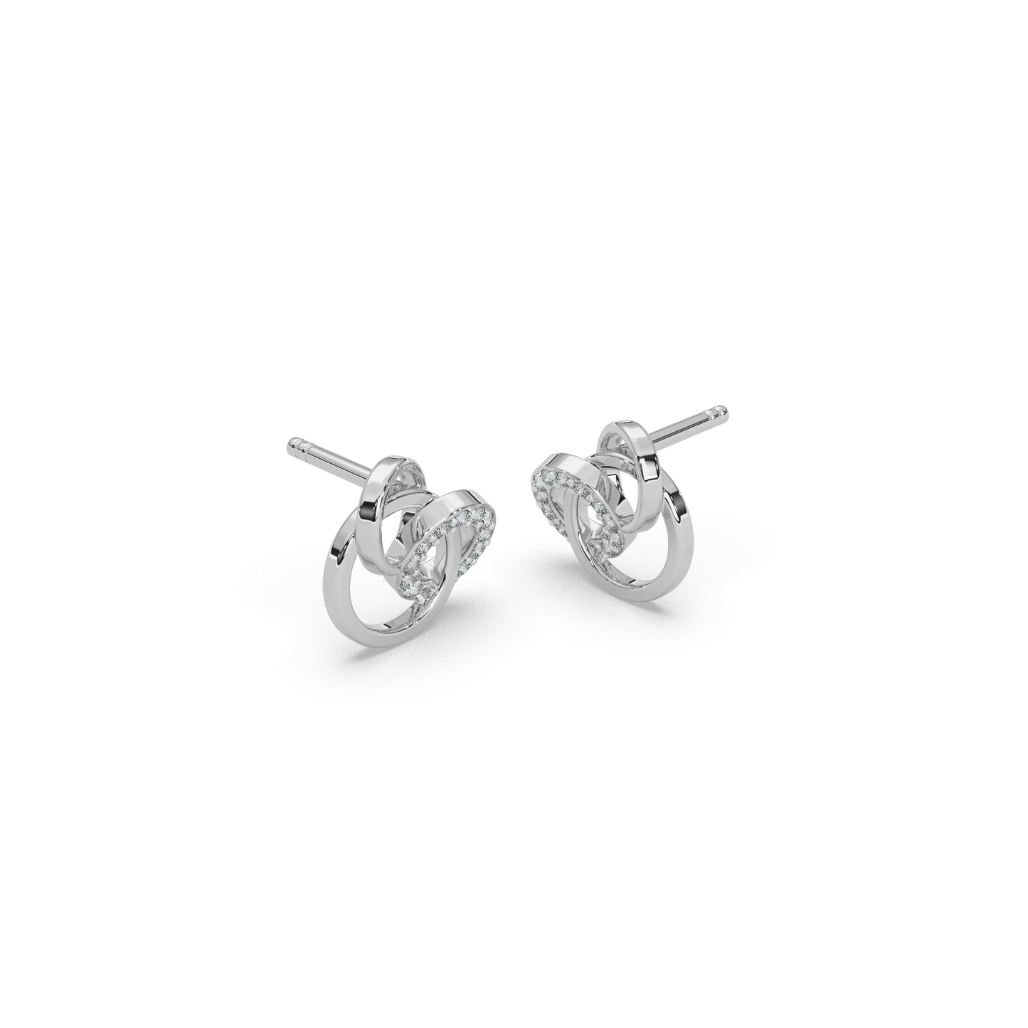 Gilded Grace Diamond Earring 18K