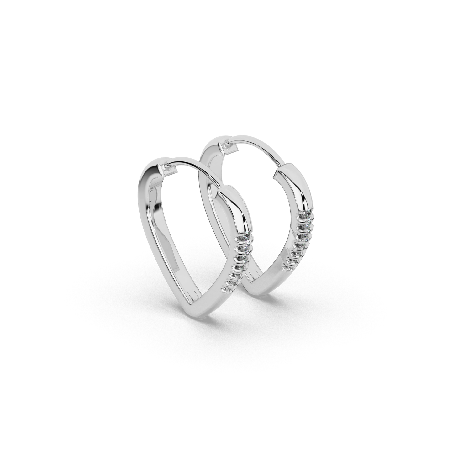 Luxe Lustre Diamond Earring 18K