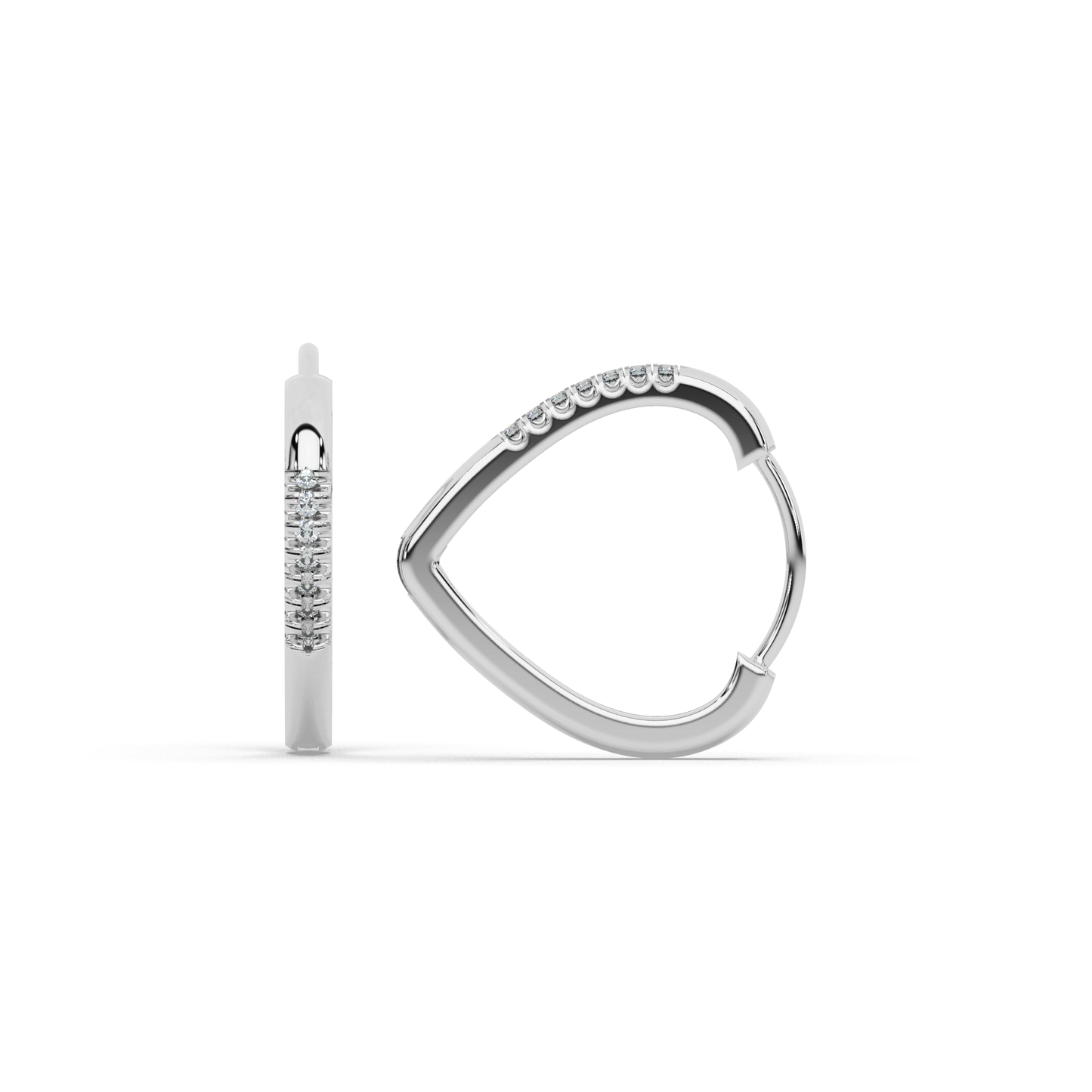 Luxe Lustre Diamond Earring 18K