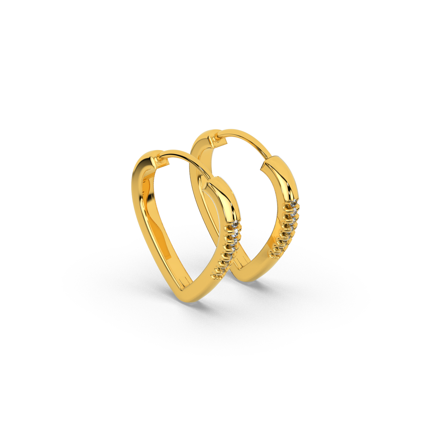 Luxe Lustre Diamond Earring 18K