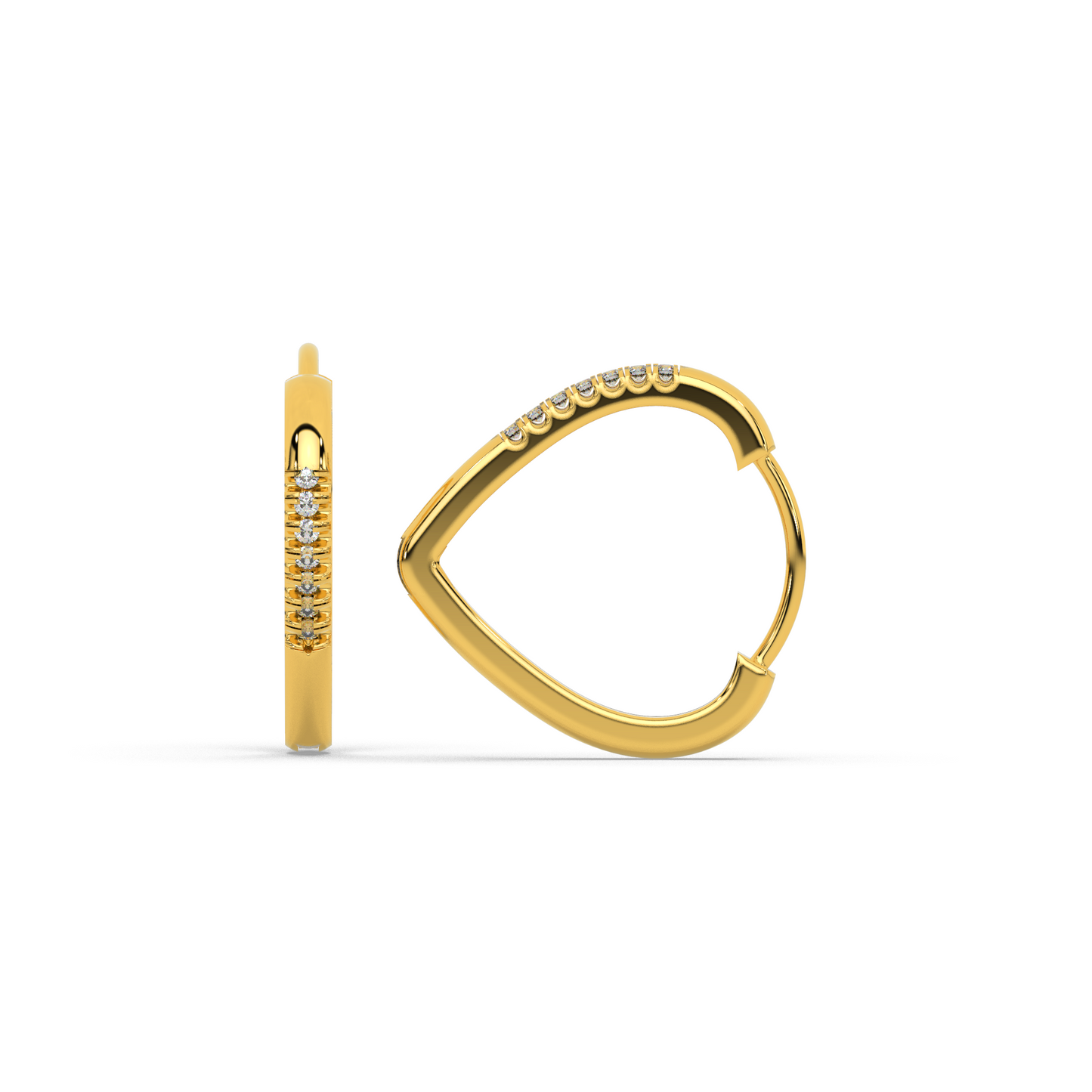 Luxe Lustre Diamond Earring 18K