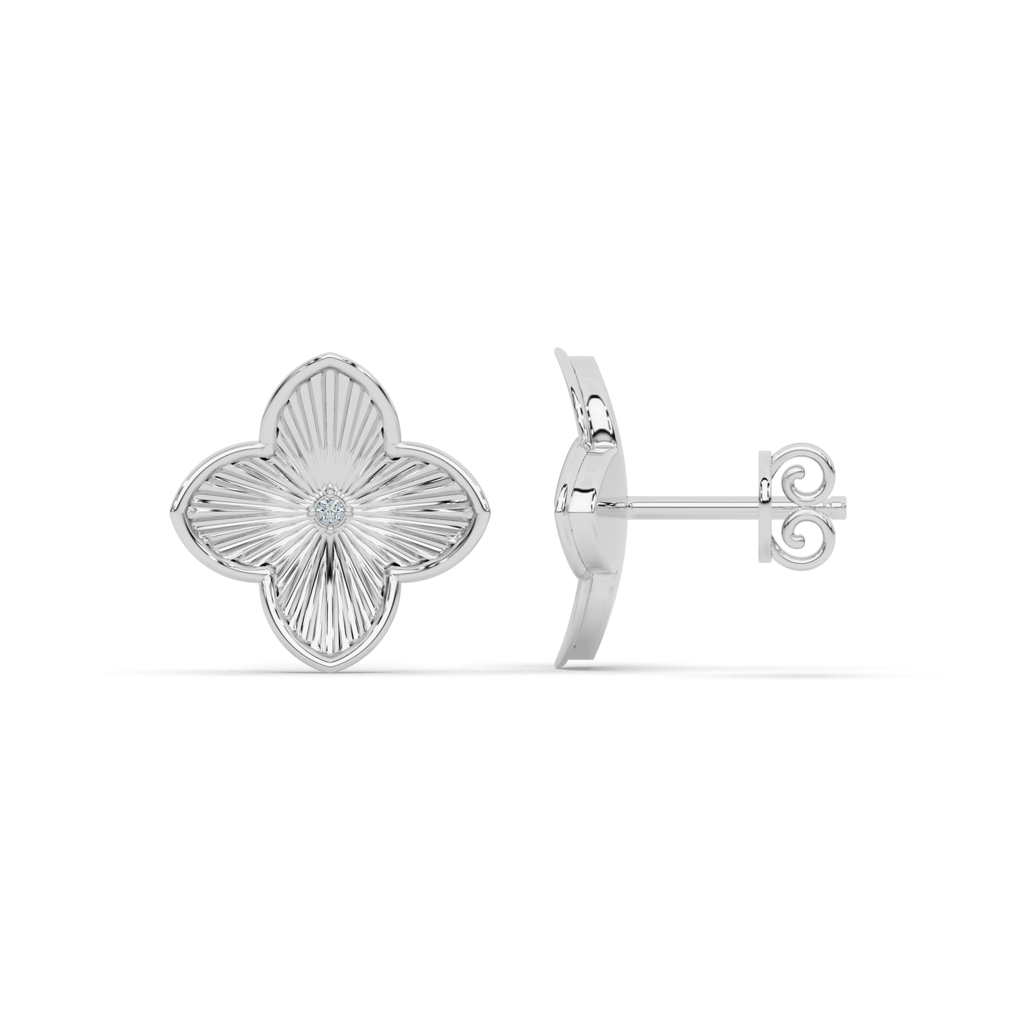Glorious Shine Diamond Earring 18K