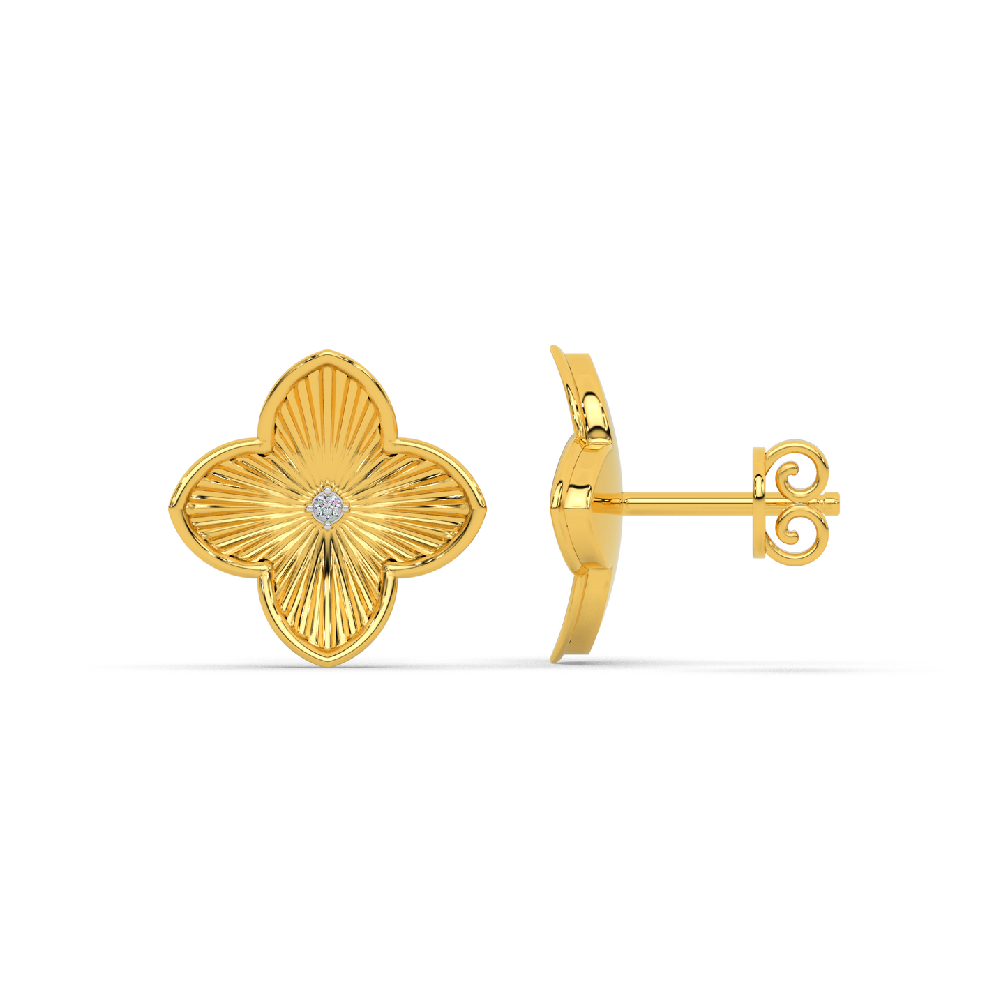 Glorious Shine Diamond Earring 18K