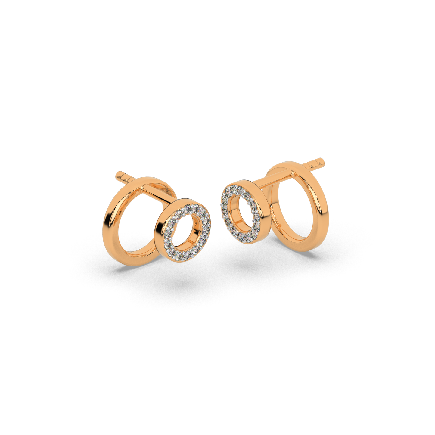 Regal Spark Diamond Earring 18K