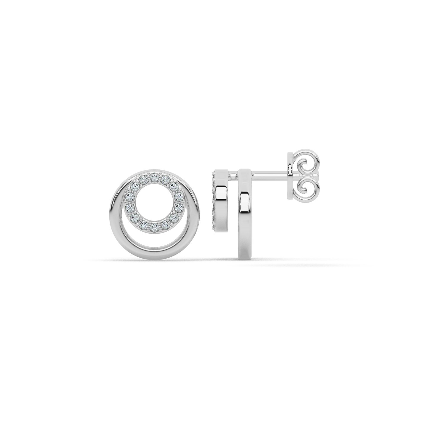 Regal Spark Diamond Earring 18K