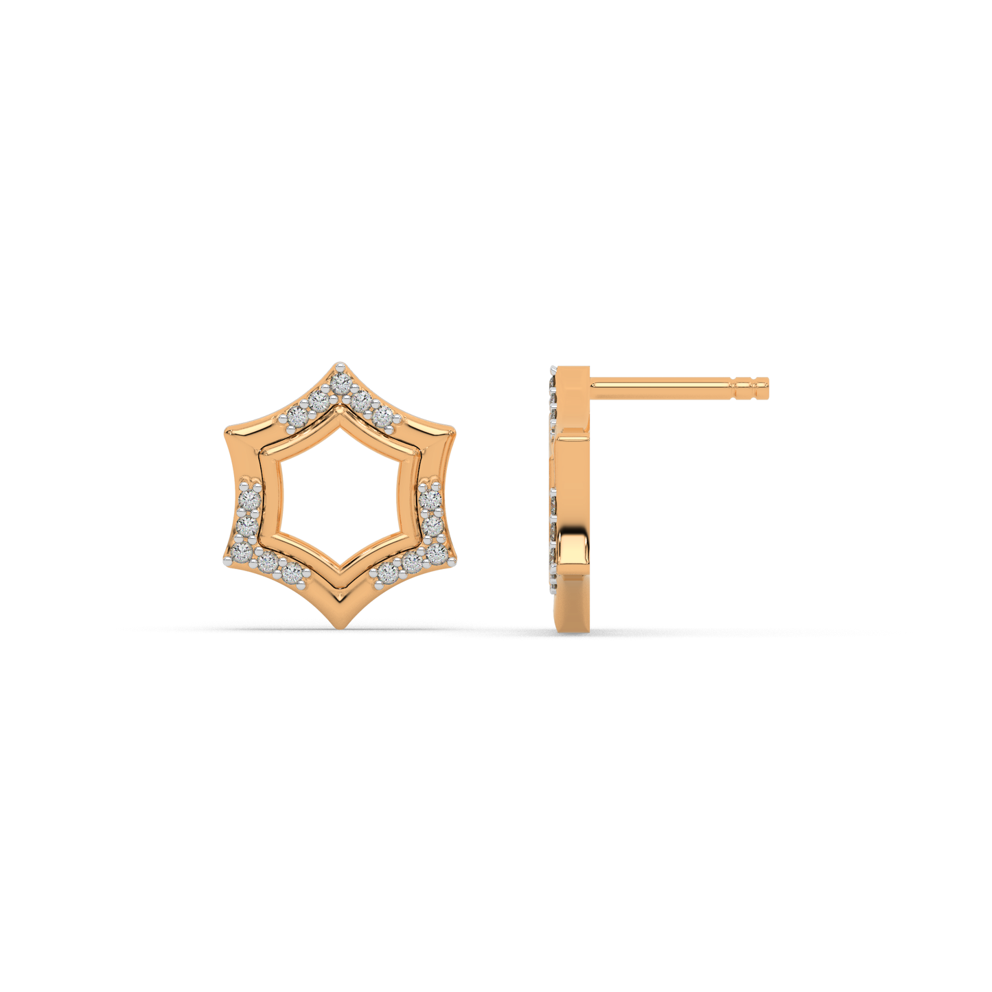 Mystique Sparkle Diamond Earring 18K