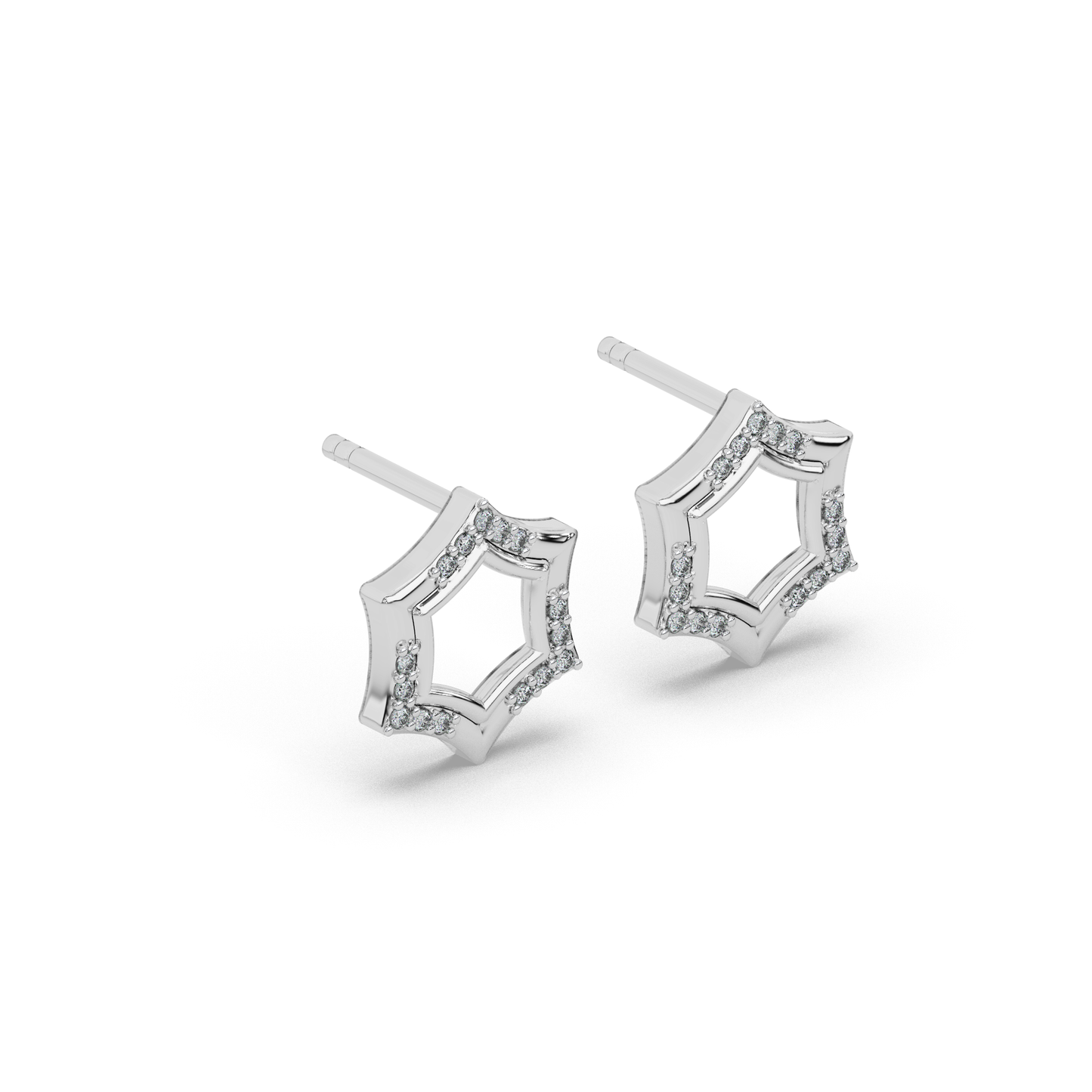 Mystique Sparkle Diamond Earring 18K
