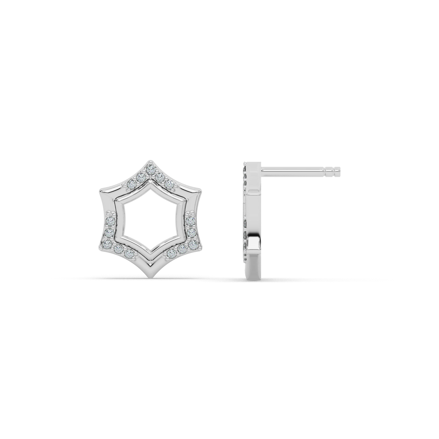 Mystique Sparkle Diamond Earring 18K