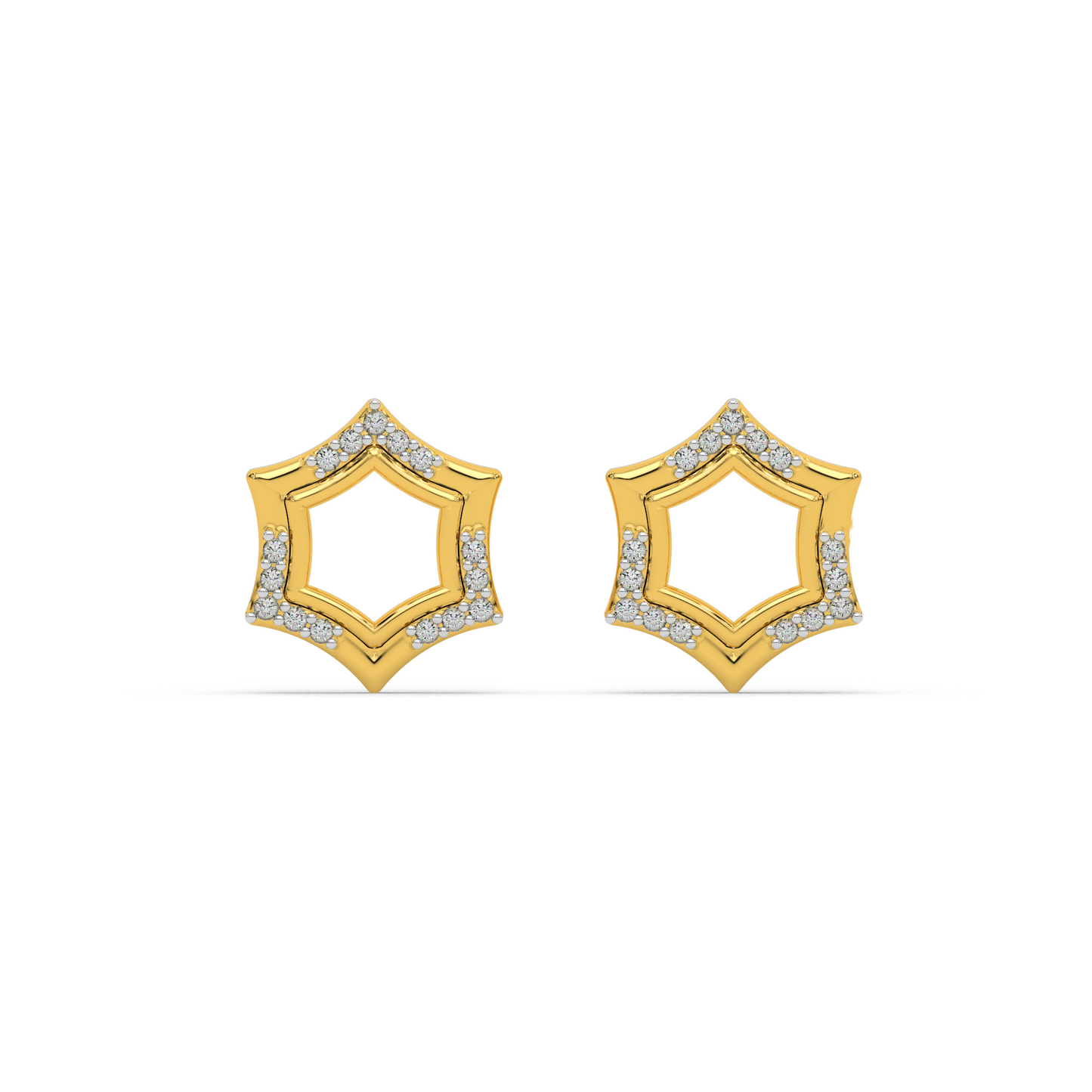 Mystique Sparkle Diamond Earring 18K