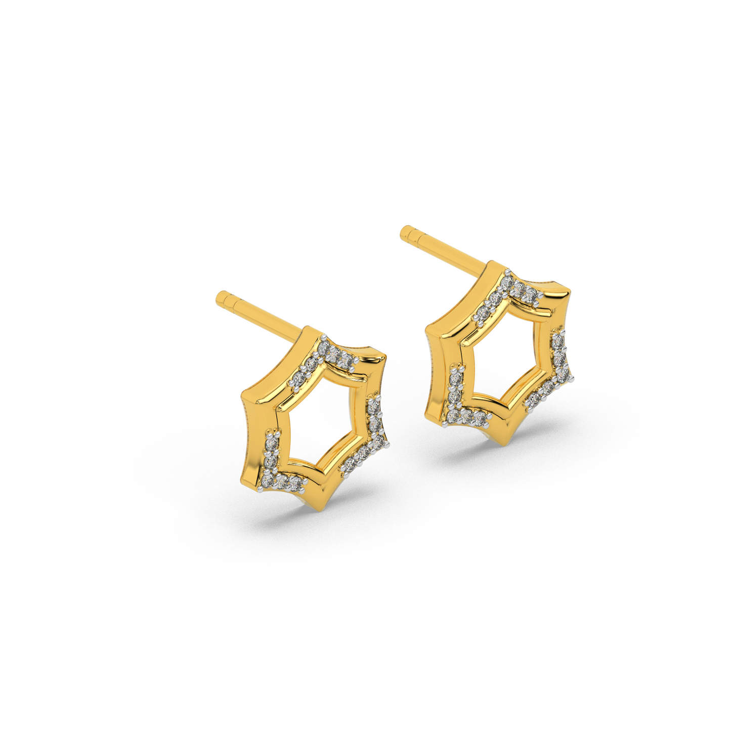 Mystique Sparkle Diamond Earring 18K