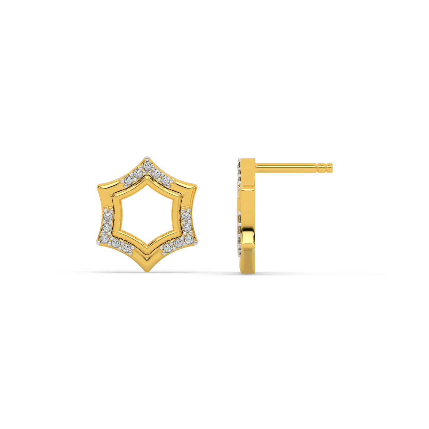 Mystique Sparkle Diamond Earring 18K