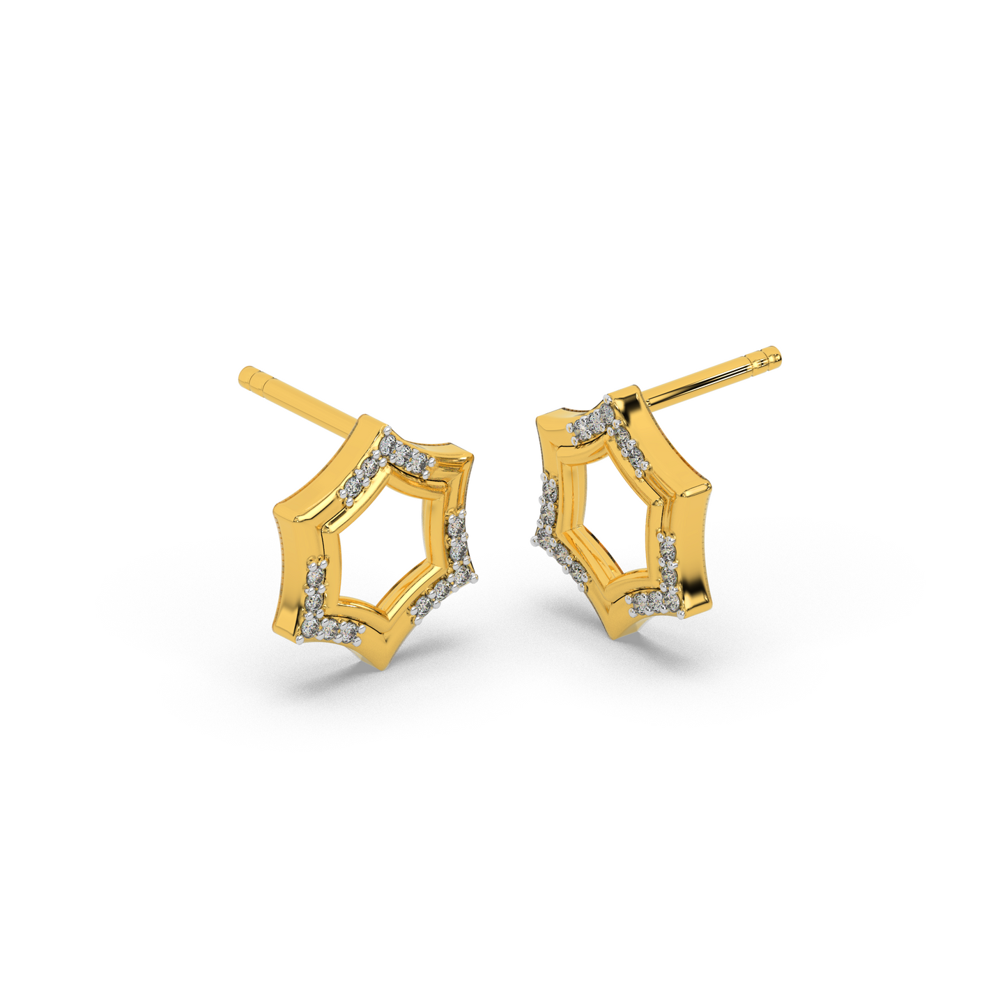 Mystique Sparkle Diamond Earring 18K