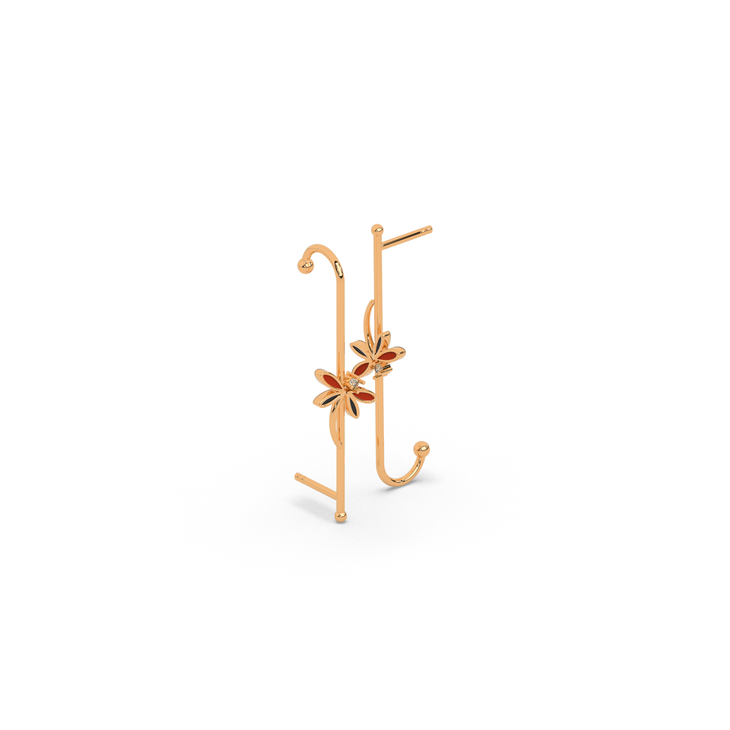 Celestial Glow Diamond Earring 18K
