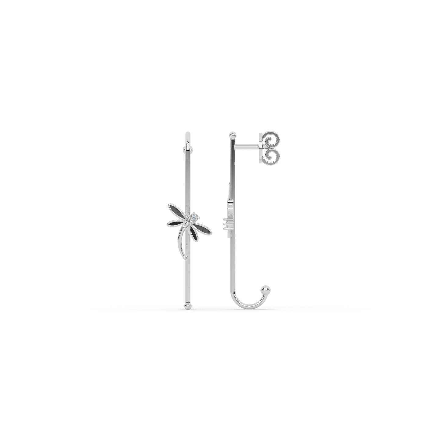 Celestial Glow Diamond Earring 18K