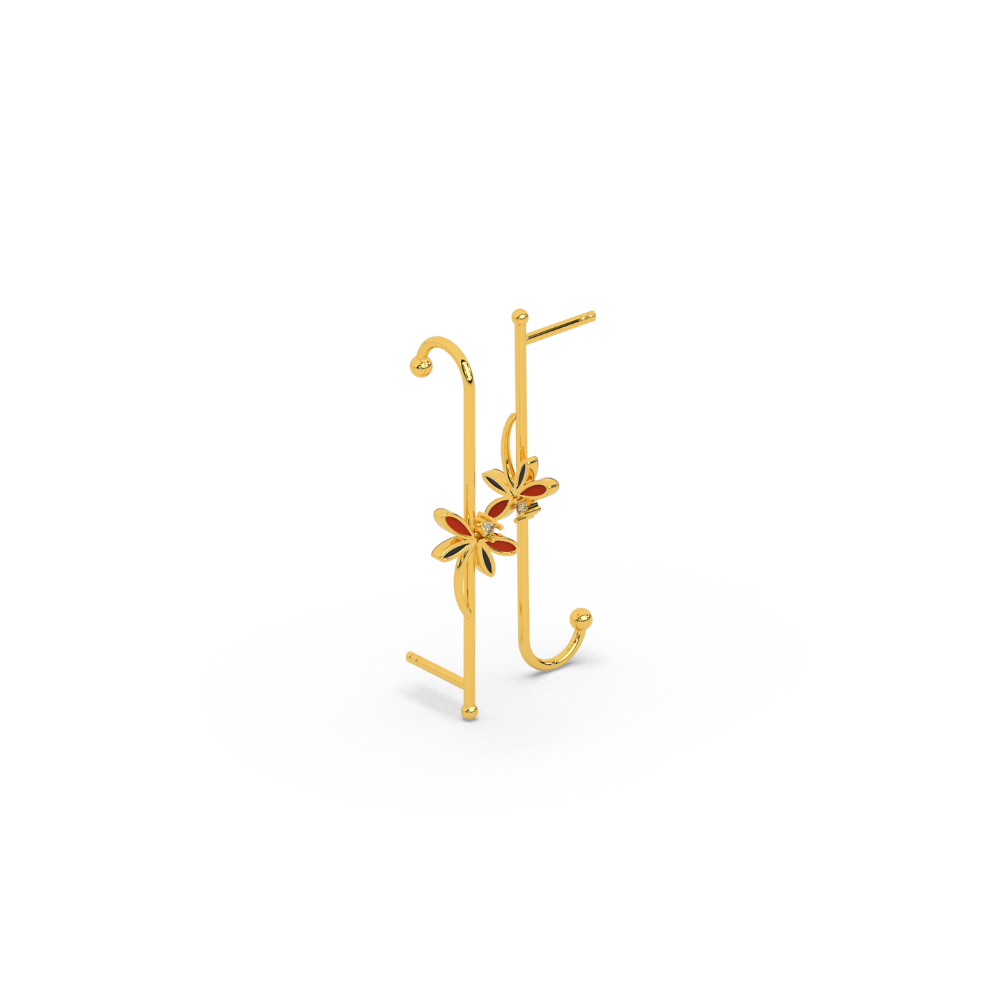 Celestial Glow Diamond Earring 18K
