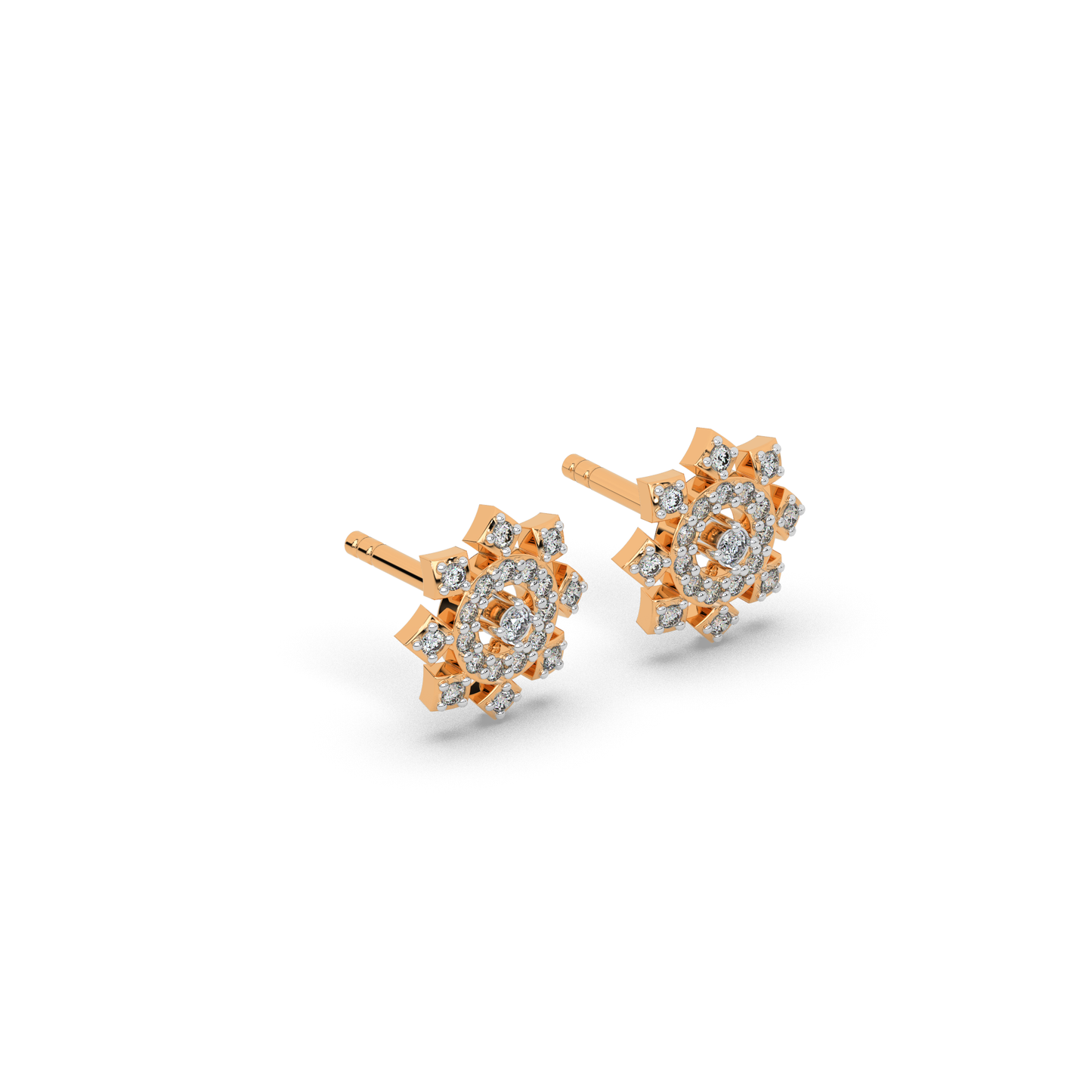 Divine Radiance Diamond Earring 18K