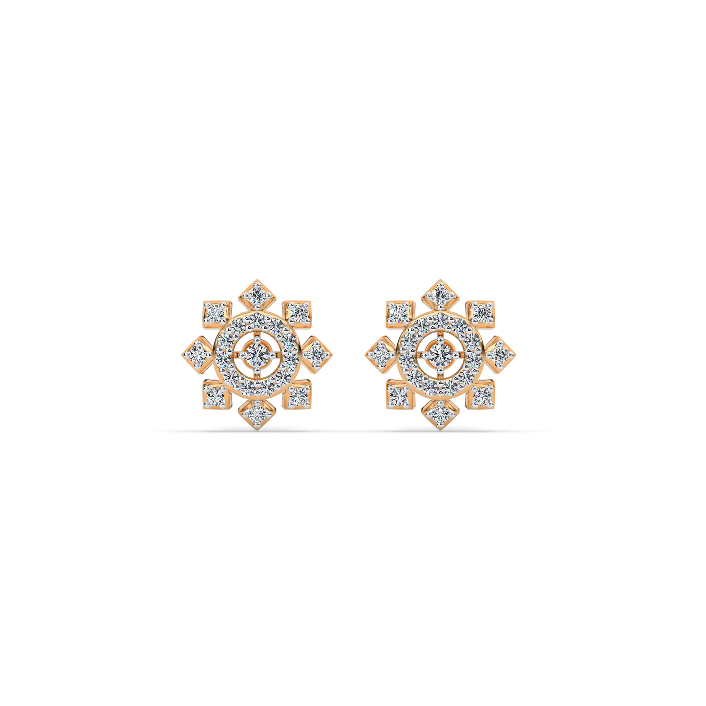 Divine Radiance Diamond Earring 18K