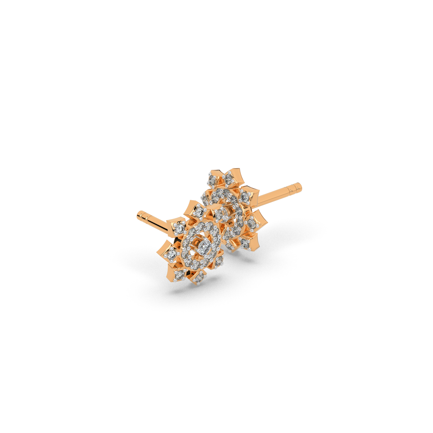 Divine Radiance Diamond Earring 18K