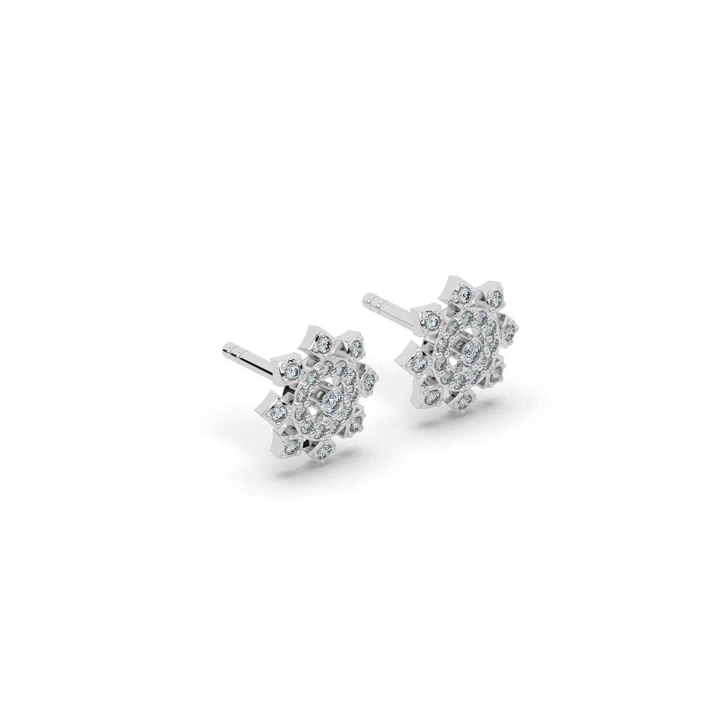 Divine Radiance Diamond Earring 18K