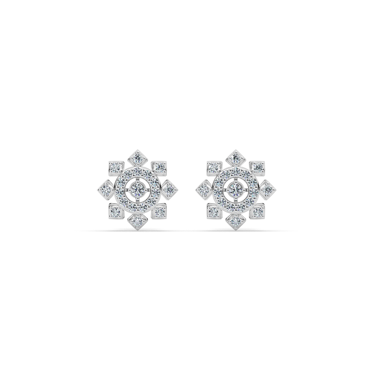 Divine Radiance Diamond Earring 18K
