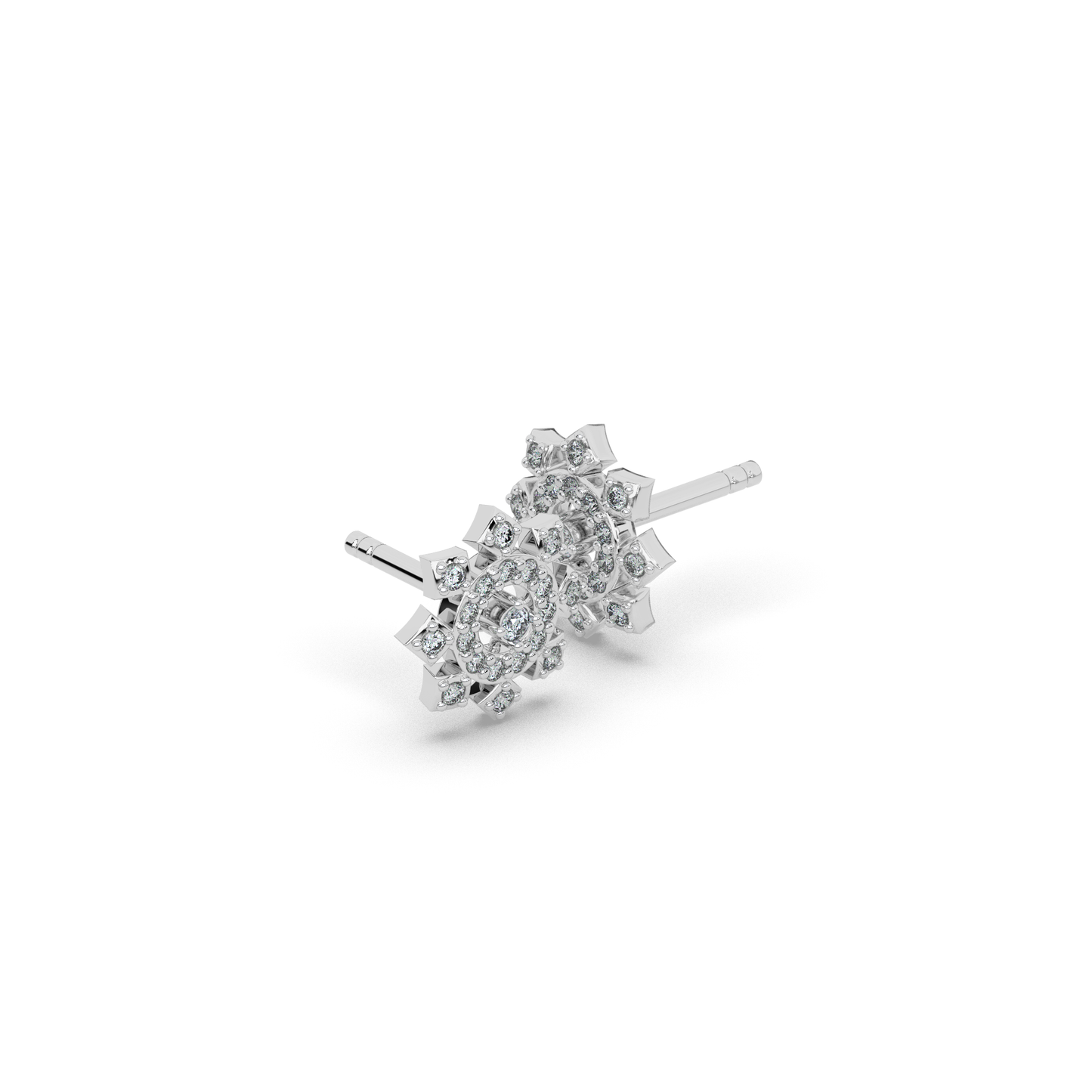 Divine Radiance Diamond Earring 18K