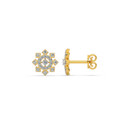 Divine Radiance Diamond Earring 18K