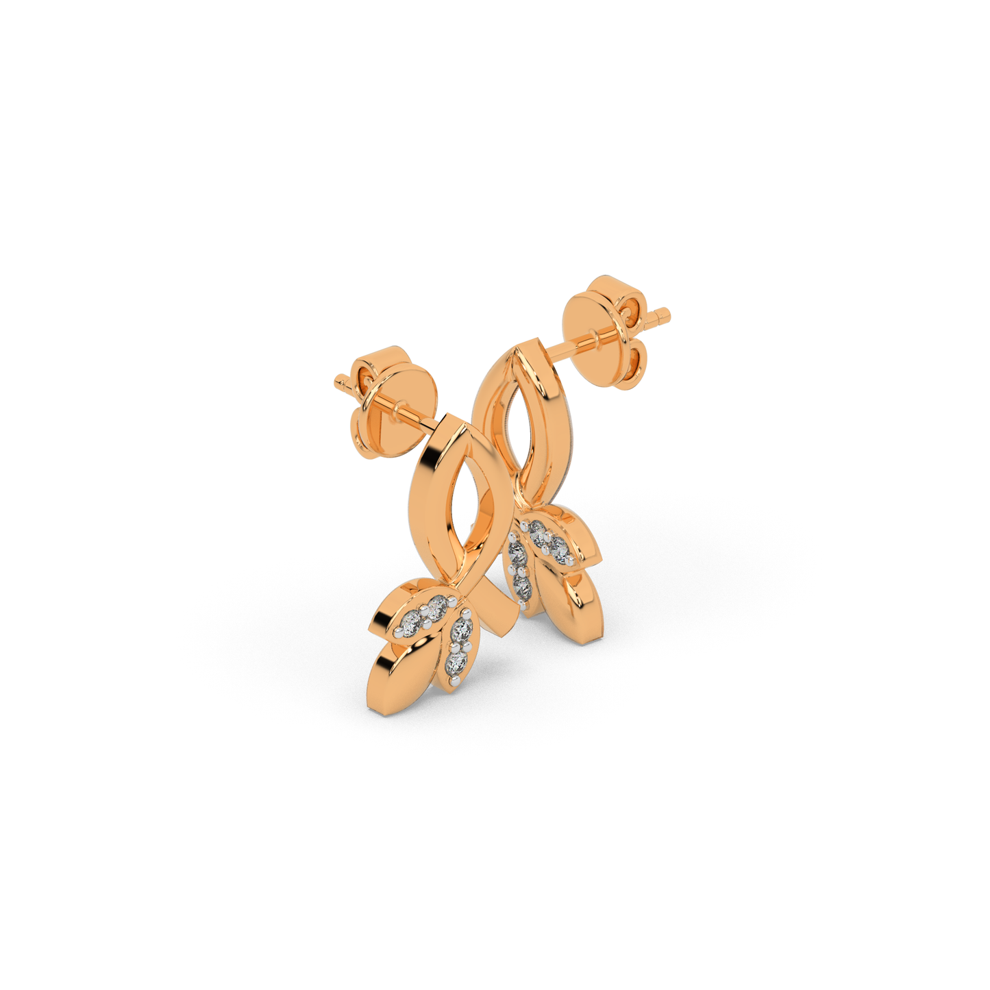 Ethereal Charm Diamond Earring 18K