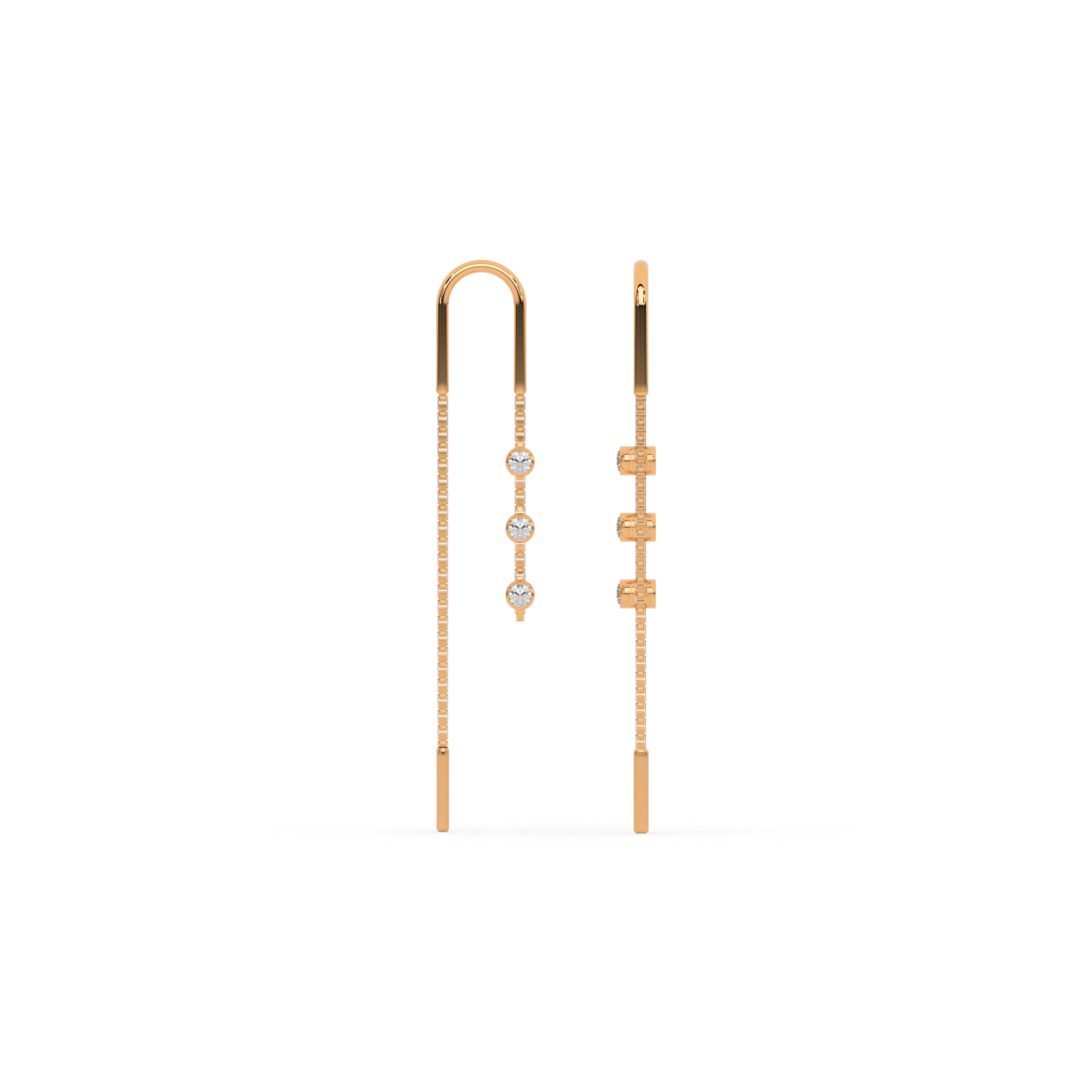 Majestic Sparkle Diamond Earring 18K