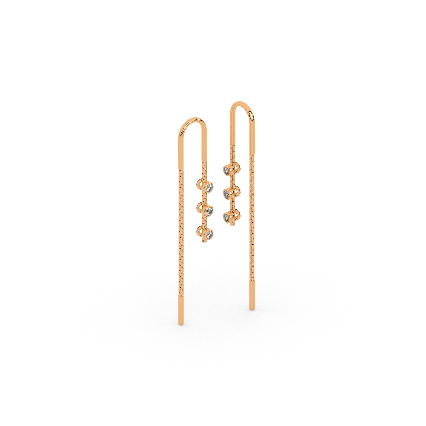 Majestic Sparkle Diamond Earring 18K