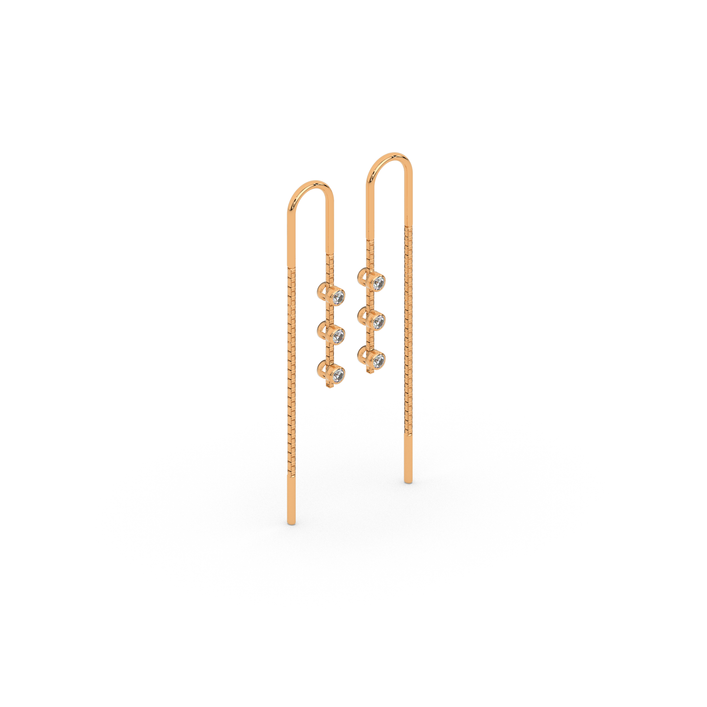 Majestic Sparkle Diamond Earring 18K