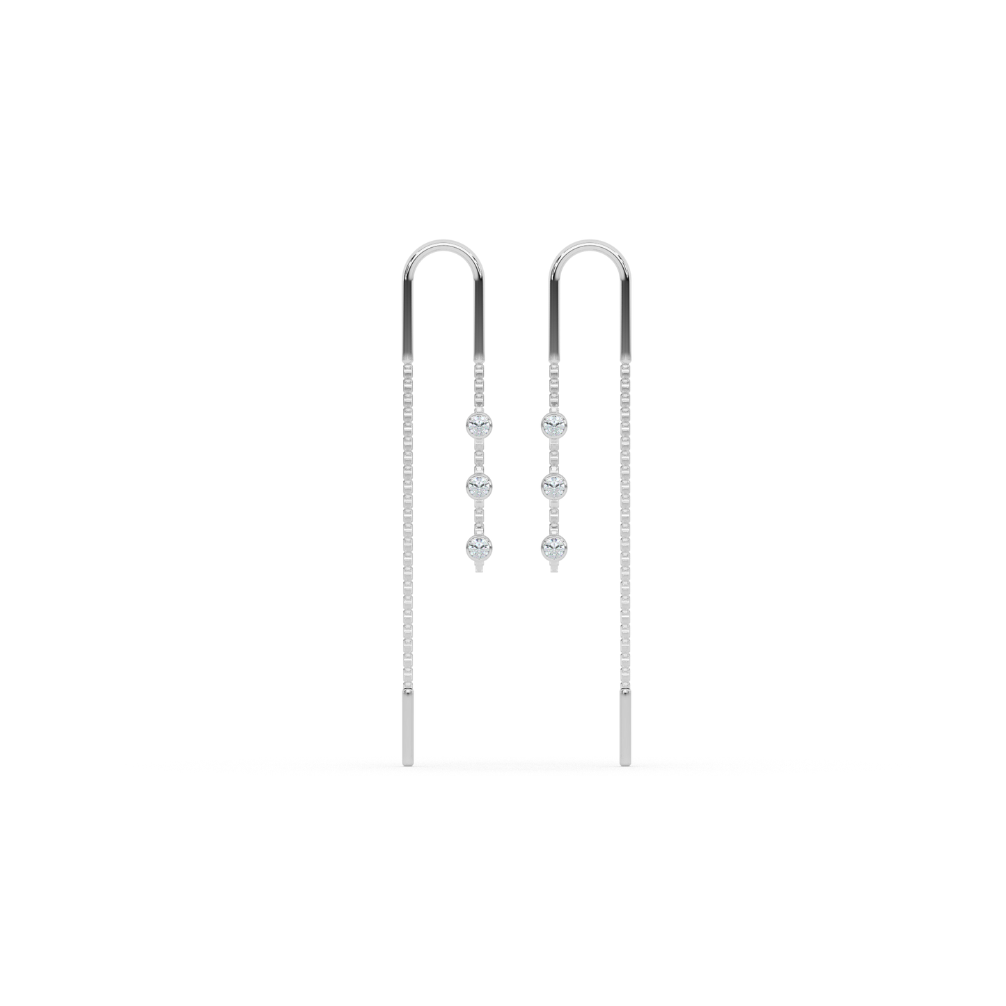 Majestic Sparkle Diamond Earring 18K