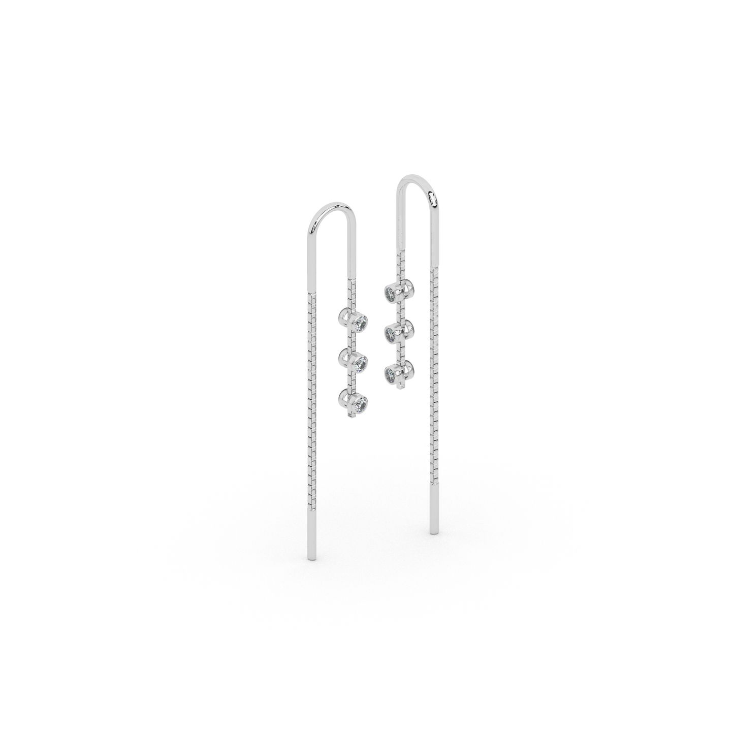 Majestic Sparkle Diamond Earring 18K
