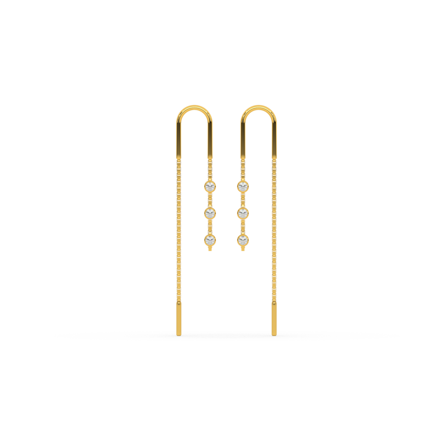 Majestic Sparkle Diamond Earring 18K