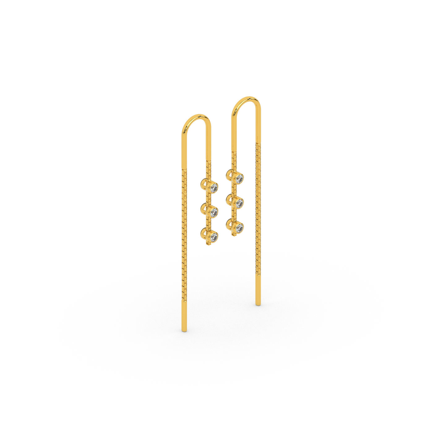 Majestic Sparkle Diamond Earring 18K
