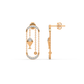 Shimmering Grace Diamond Earring 18K