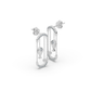 Shimmering Grace Diamond Earring 18K