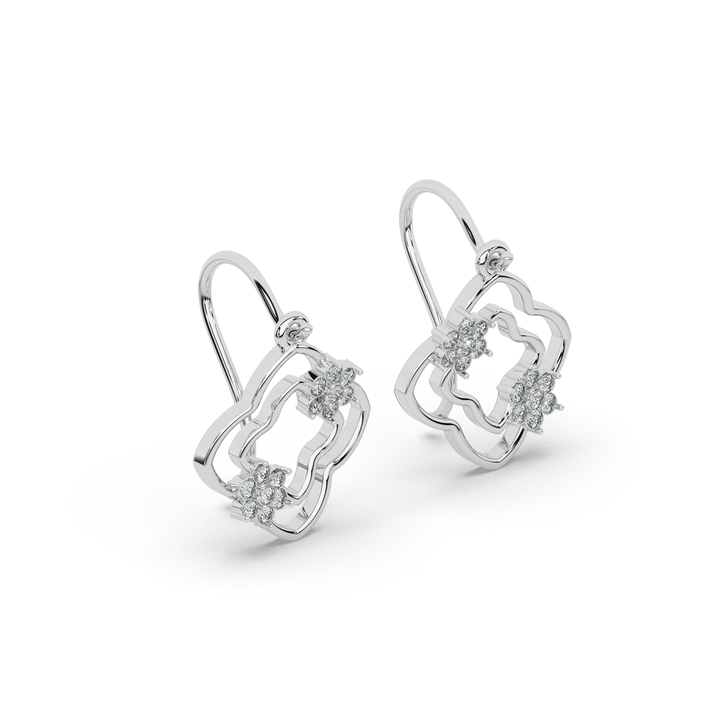 Golden Aura Diamond Earring
