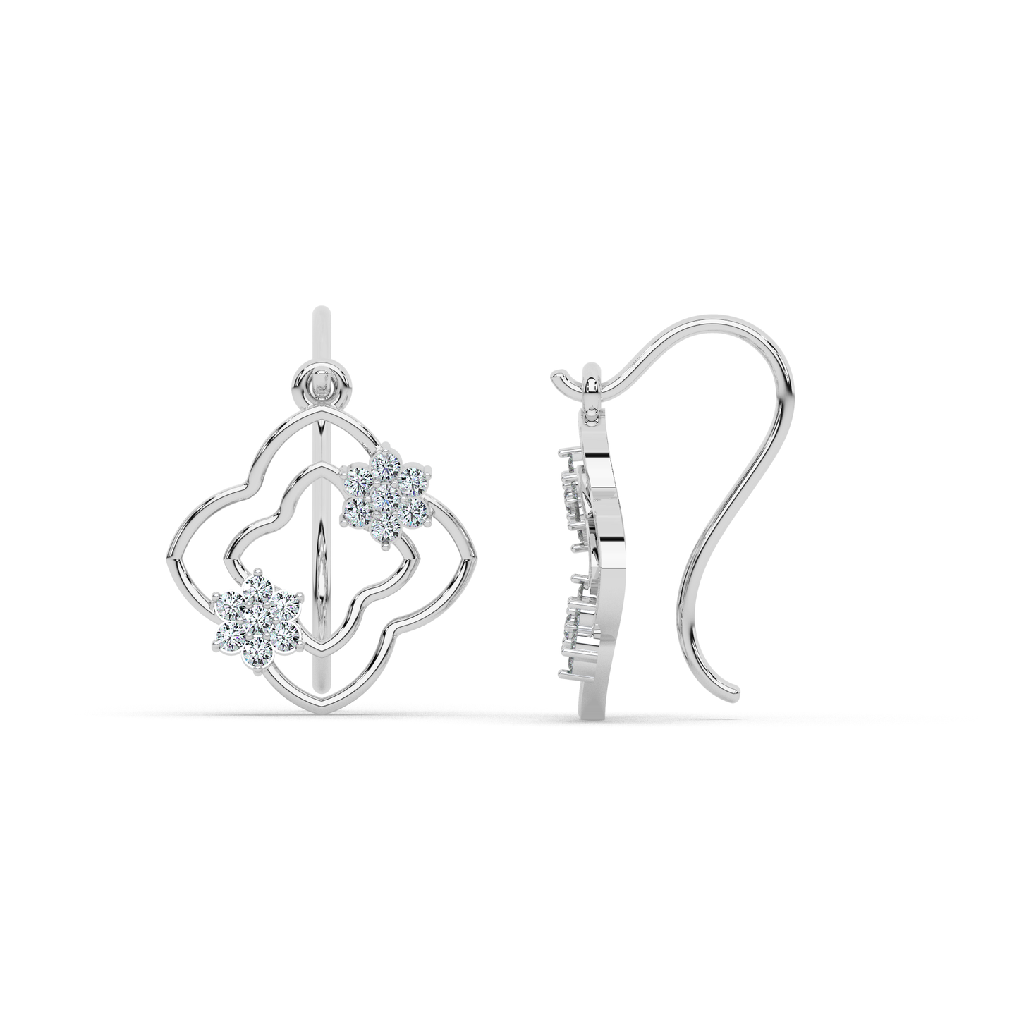 Golden Aura Diamond Earring 18K