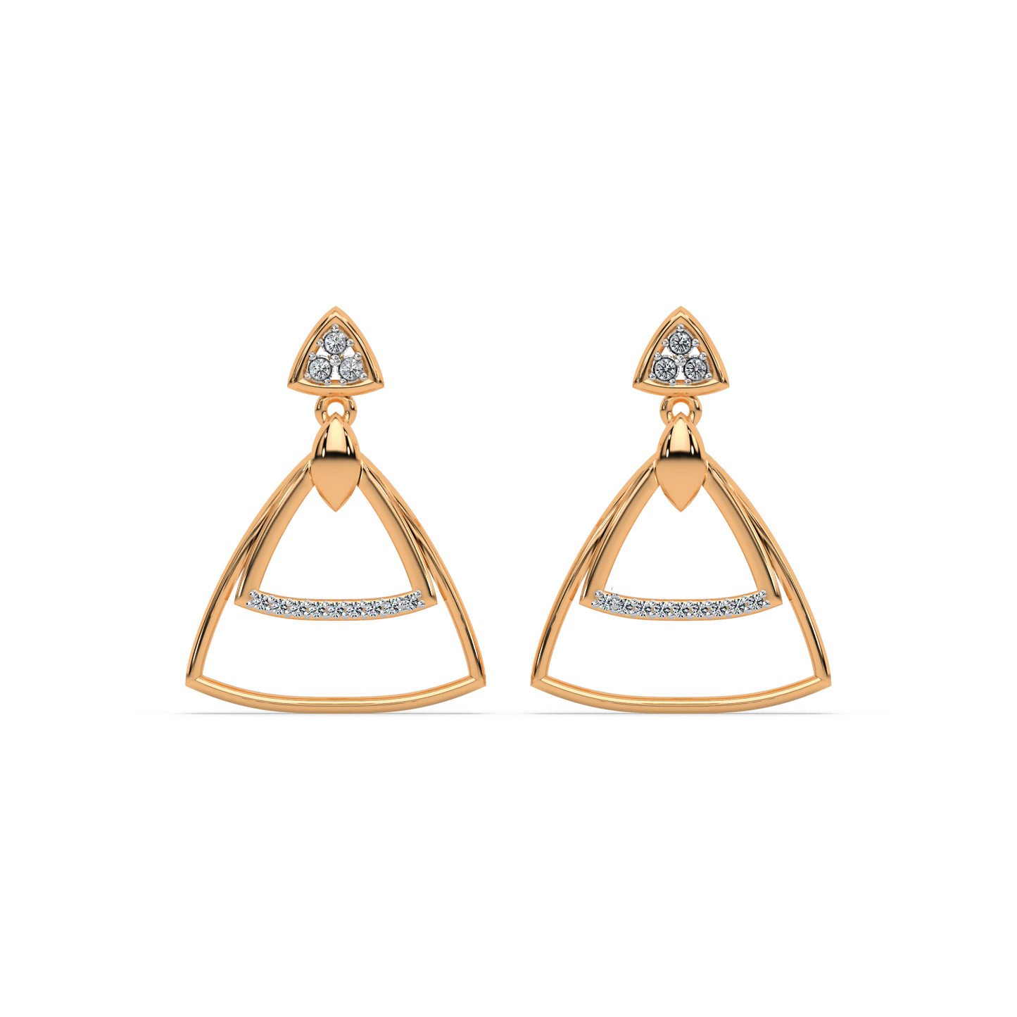 Exquisite Shine Diamond Earring 18K