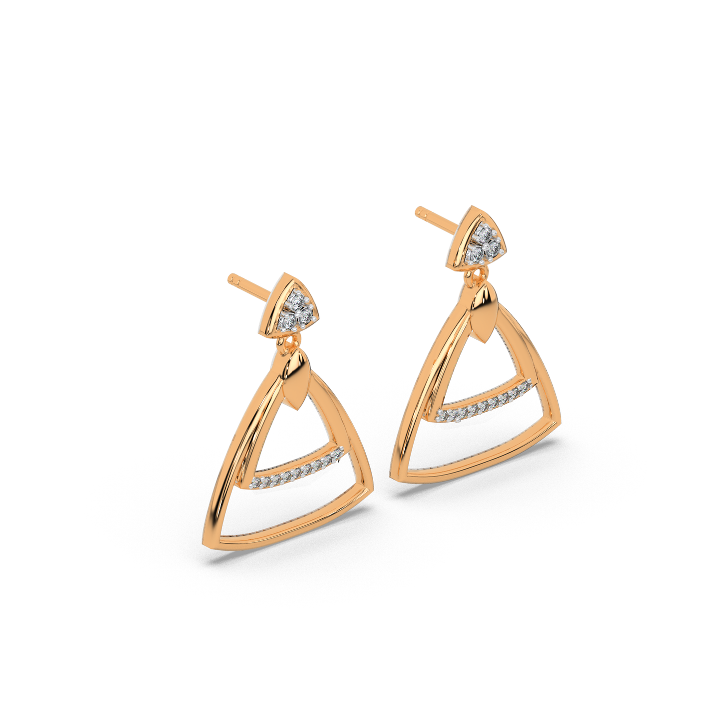 Exquisite Shine Diamond Earring 18K