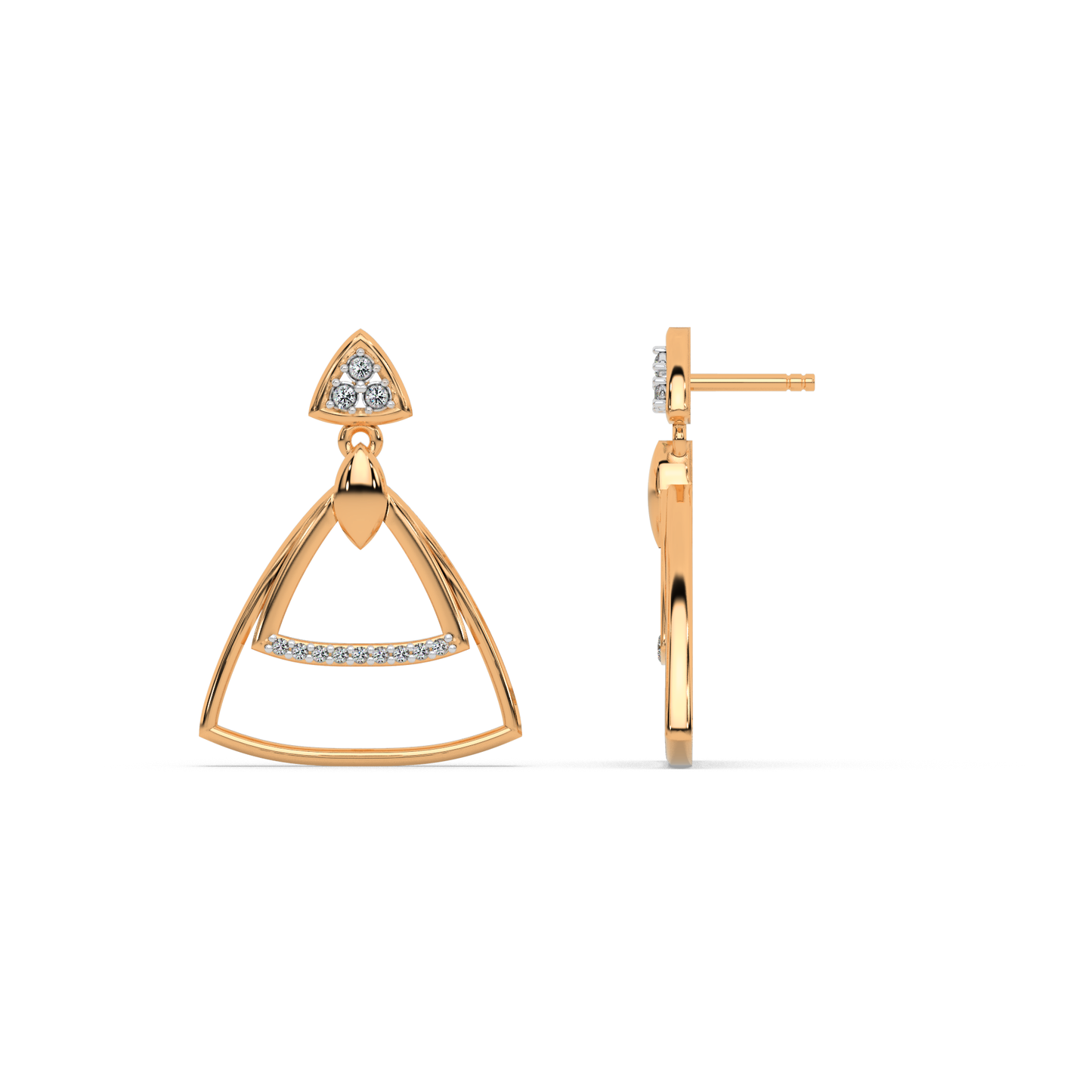 Exquisite Shine Diamond Earring 18K