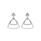 Exquisite Shine Diamond Earring 18K