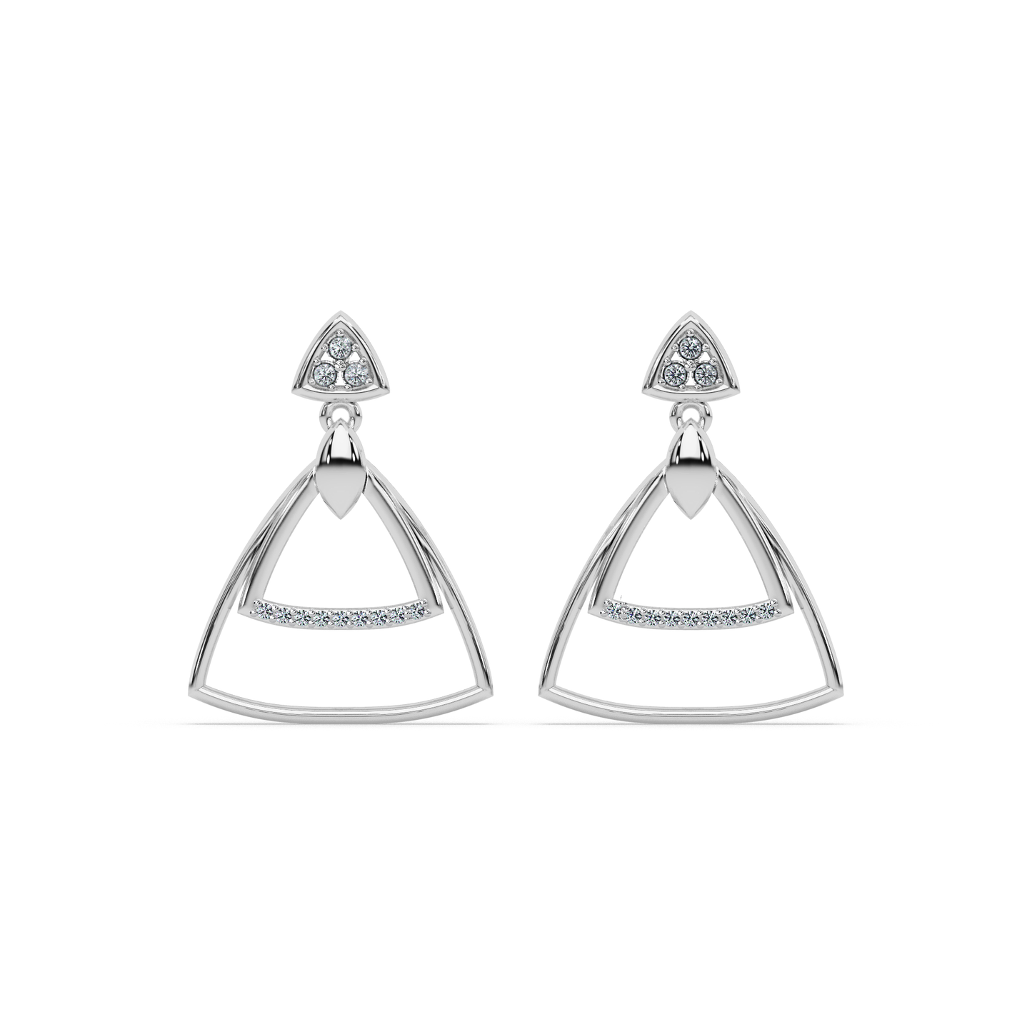 Exquisite Shine Diamond Earring 18K