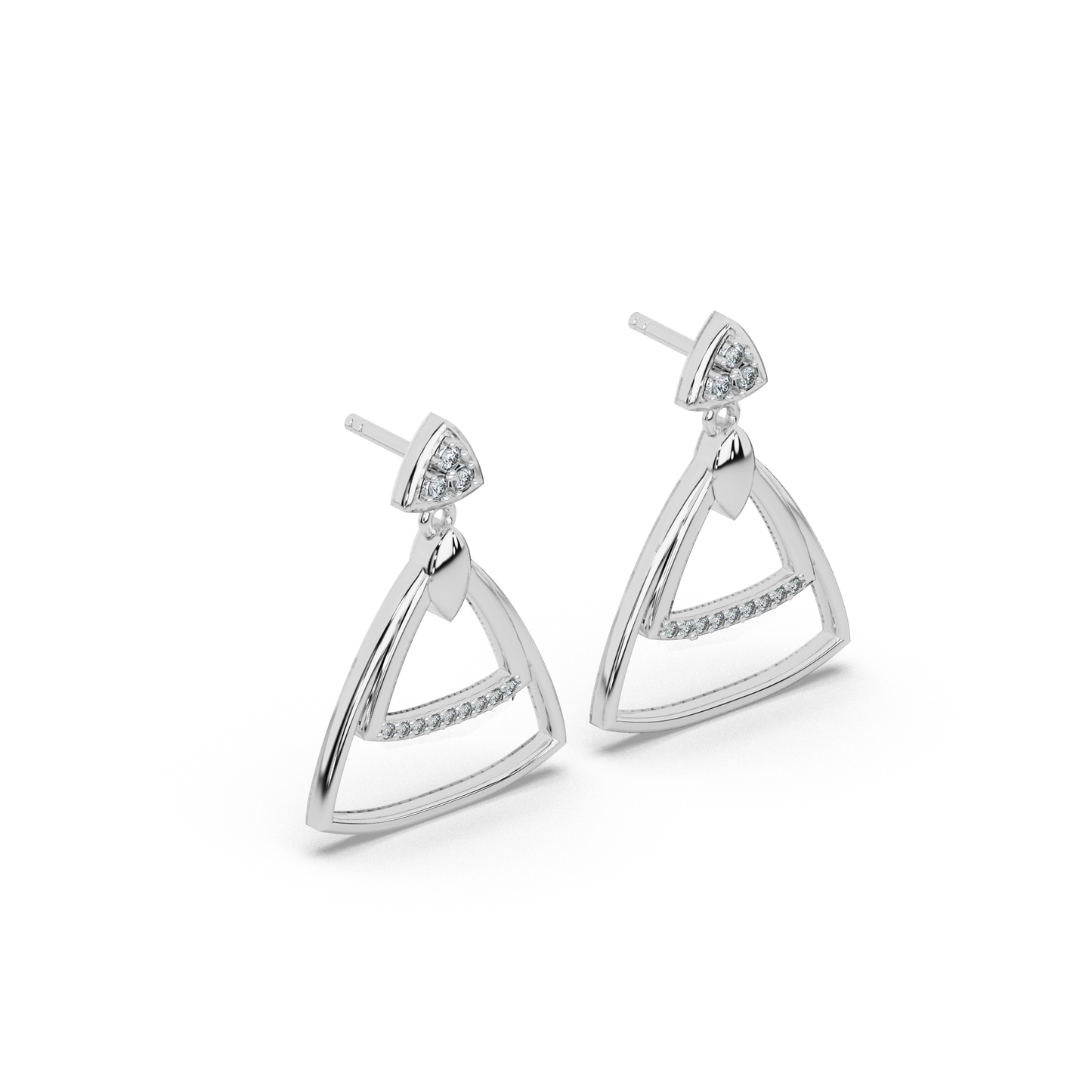 Exquisite Shine Diamond Earring 18K