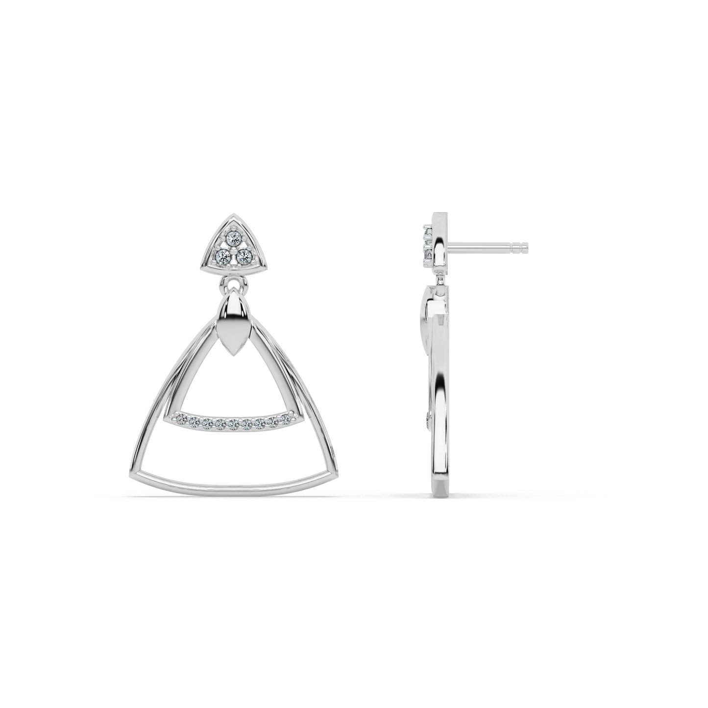 Exquisite Shine Diamond Earring 18K